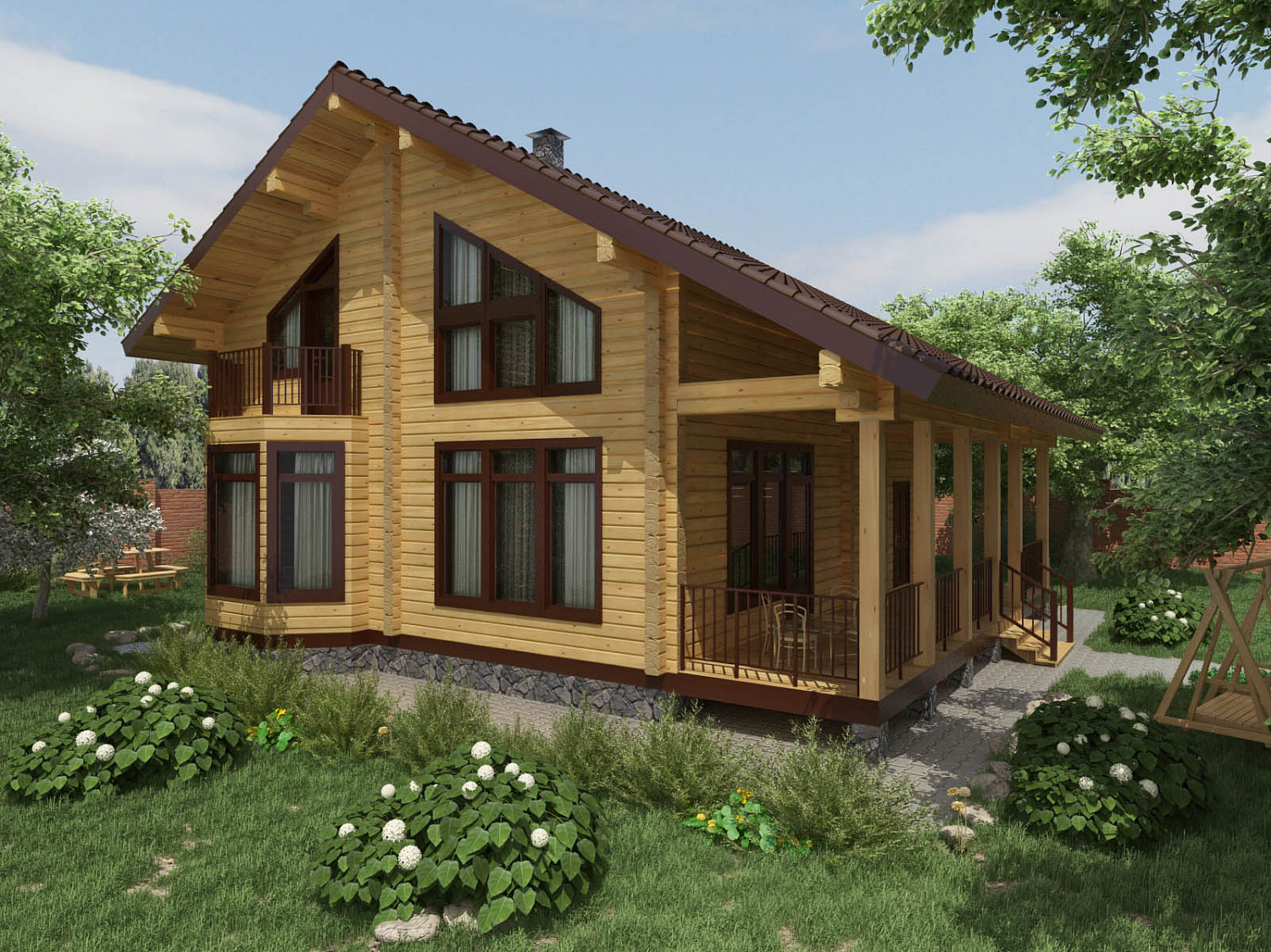 Дом из бруса, площадь 188 кв. м в Костроме (КБ3)